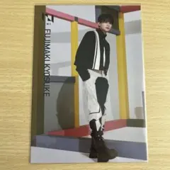 藤牧京介 タワレコカフェメッセージ入りポストカード INI 3rd SINGLE