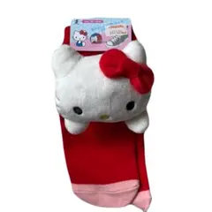 【新品未使用】ハローキティ ぬいぐるみ付きソックス 靴下 22-24cmのサムネイル