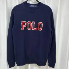 POLOセーター ラルフローレン ネイビー ロゴ XS