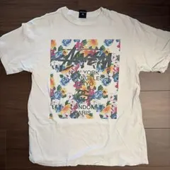 Stüssy フラワープリント Tシャツ Mサイズ