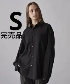 【CLEL】 ［完売品］ウールライク 2wayデザインシャツ