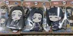 鬼滅の刃 ぺたん娘 ラバーストラップ 胡蝶しのぶ 胡蝶カナエ 栗花落カナヲ