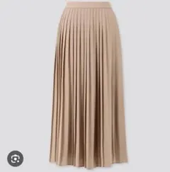 ユニクロ　プリーツ　ロング　スカート