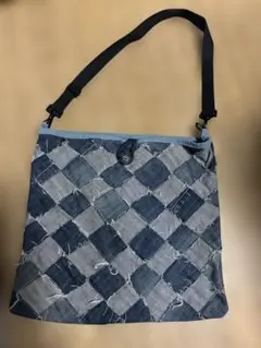 デニム　リメイク　ショルダーバッグ