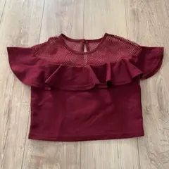 SHEIN トップス レッド 8Y ダンス　衣装