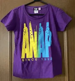 ANAPGIRL Tシャツ 紫 パープル S
