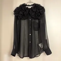 robe de chambre コムデギャルソン フリル半袖シャツ M 2001 - メルカリ