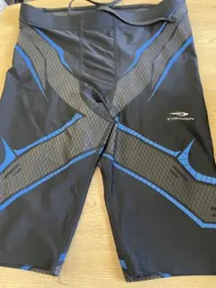 TIGORA インナータイツ Lサイズ ブラック/ブルー