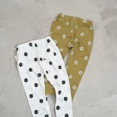 花柄レギンス　【新品】　95cm