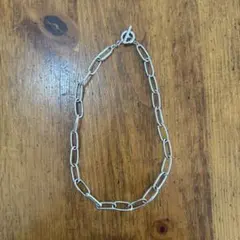 シャンドラローズ　シルバーチェーンネックレス