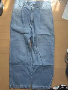 ライトブルー ワイドレッグ