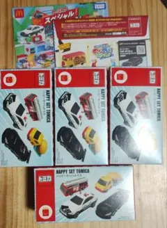 DVD付 マクドナルド ハッピーセット トミカ 第1弾 4種類コンプリート