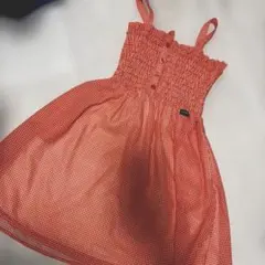 ワンピース130チェック　柄