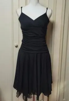 黒　チュール　キャミワンピ　y2k フェアリーグランジ　古着　パーティードレス