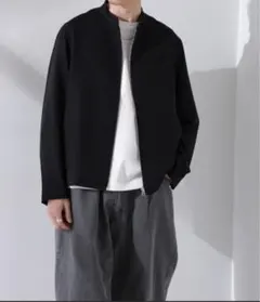 NANO universe（ナノ・ユニバース）　ブルゾン　ブラック　Mサイズ