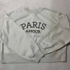 H&M ビジュー付きスウェット