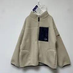 新品【LOGOS DAYS 】フリースジャケット ベージュ【130cm】