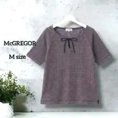 ag587）​McGREGOR カットソー 織チェック 日本製 M 綿 トップスのサムネイル