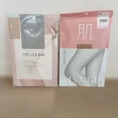 ATSUGI THE LEG BAR パターンストッキング S-L