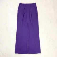 アプレジュールミニョン◆カジュアルパンツ/ストレート センタープレス 個性的