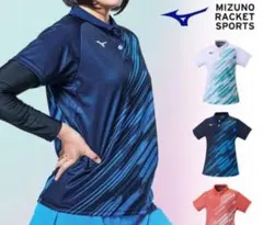 Mizuno スポーツ ポロシャツ ブルー