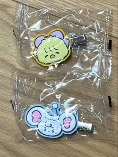 mikko ぷっくりラバーヘアピン　Puff Chuuセット