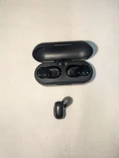 片側のみ→TWS003 ワイヤレスイヤフォン 黒