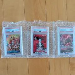 ワンピースカード ルフィ PSA10 3枚セットのサムネイル