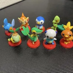 ポケモン チョコエッグ 旅立ちの3匹 御三家セット　ホウエン　シンオウ　イッシュ