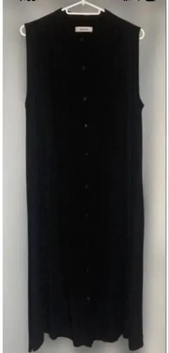hareiro ノースリーブ ロングシャツワンピース
