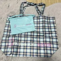 PAUL & JOE SISTER チェック トートバッグ
