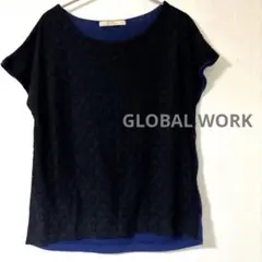 グローバルワーク　カットソー　トップス　Tシャツ　レースのサムネイル