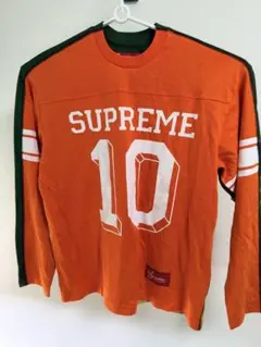 Supreme 長袖カットソー オレンジ グリーン