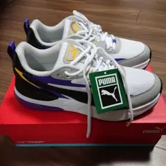 新品！プーマ スニーカー VIS 2K ホワイト×パープル 25.5cm