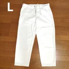 新品未使用 UNIQLO リラックスアンクルジーンズ ワイドフィット サイズL