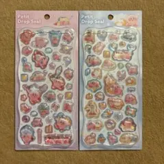 カービィ　プチドロップシール　2種セット