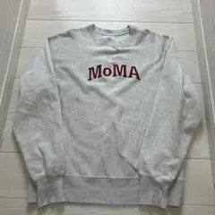 Champion リバースウィーブ　MoMA グレー スウェットトレーナー