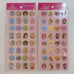 セリア ディズニープリンセス ストーンシール 2枚セット アリエル シンデレラ
