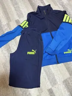 PUMA ジャージ上下セット 140cm ネイビー/ブルー