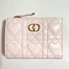 Dior ハート カナージュ 財布 ピンクのサムネイル
