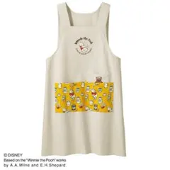 エプロン　くまのプーさん【Mサイズ】 ☆新品・未開封 　大人　保育士エプロン