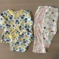 ベビーアンパサンド ミキハウス ダブルビーパジャマセット 80.90