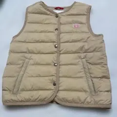 DANTON × BEAMS 別注 ロゴ ダウンベスト 36 グレー - メルカリ