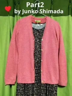 Part2 byJunkoShimada キレイ色のミックスニットカーディガンのサムネイル