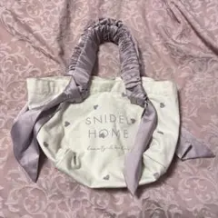 SNIDEL HOME オーガニックキャンバストート -SMALL-HEART