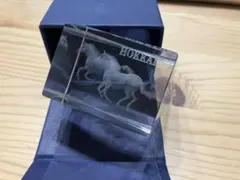 HOKKAIDO 3Dクリスタル 馬 置物
