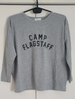 earth 七分袖シャツ グレー