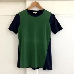 DEMYLEE ツートンTEE グリーン ネイビー S ron hermanのサムネイル