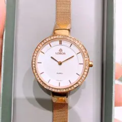 LOBOR AUDREY ゴールド 腕時計