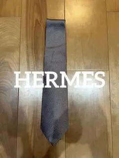 HERMES 幾何学模様 シルクネクタイのサムネイル